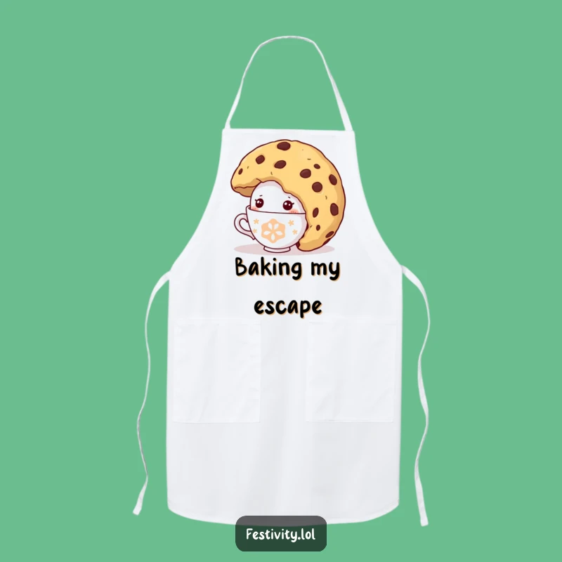 Funny Shy Teacup Apron: Cook Up Laughs with This Comical Sweet Accessory, Great Funny Gift