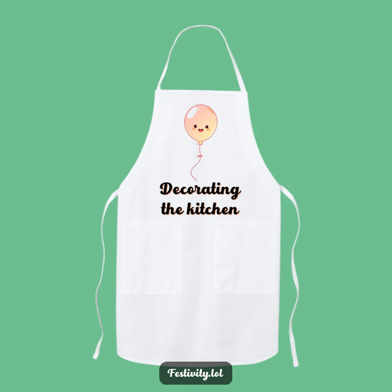 Funny Balloon Bouncing Apron: Cook with Hilarious Joyful Flair