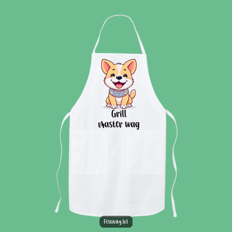 Funny Dog Party Apron - Cook and Celebrate with Your Furry Friend