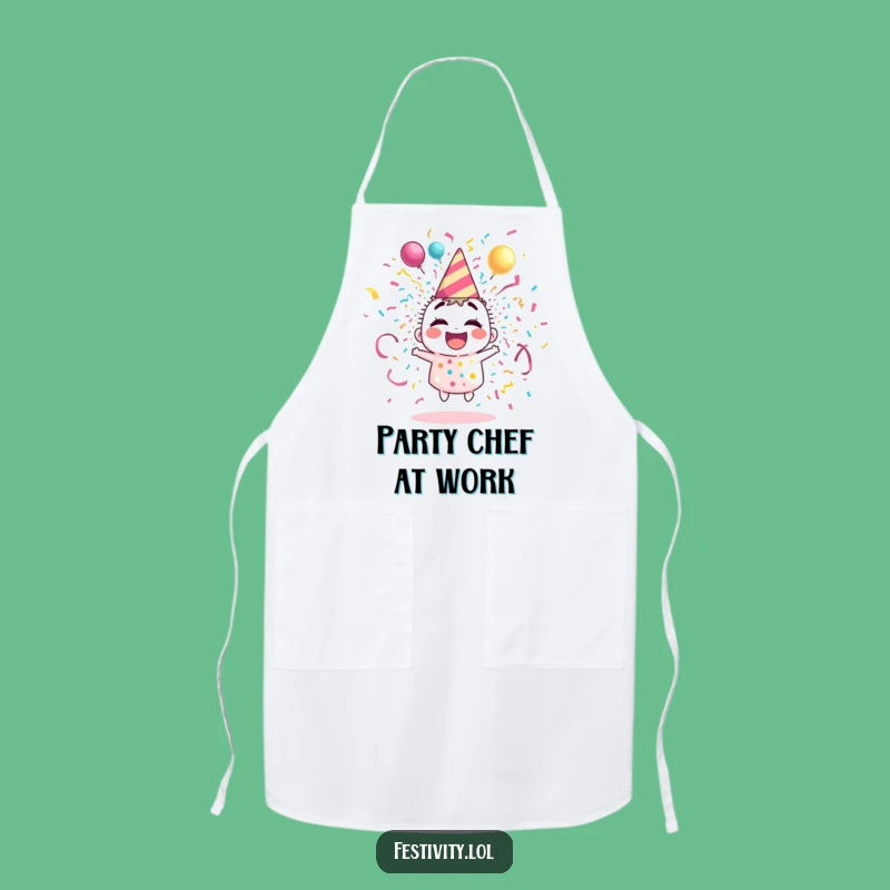 Funny Party Popper Apron: Giggle-Worthy Kitchen Explosion Fun