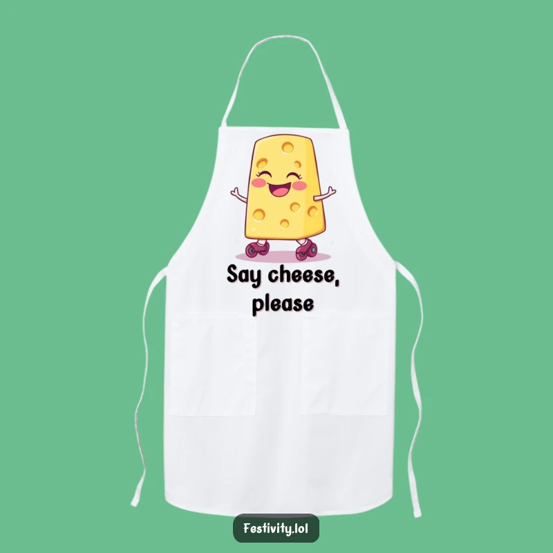 Funny Tripping Cheese Apron: Cook with Giggles, Hilarious Kitchen Wear