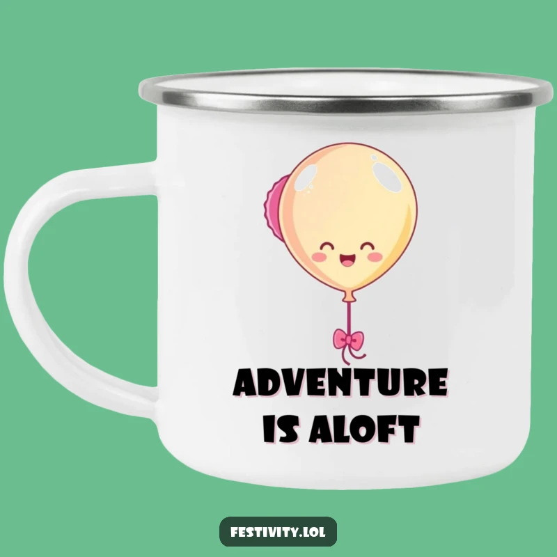 Funny Balloon Bobbing Camping Mug: Enjoy Drinks with Hilarious Party Vibes
