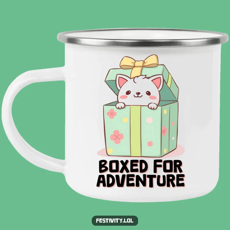 Funny Critter Gift Box Camping Mug: Adventure Fuel, Durable & Playful Funny Gift