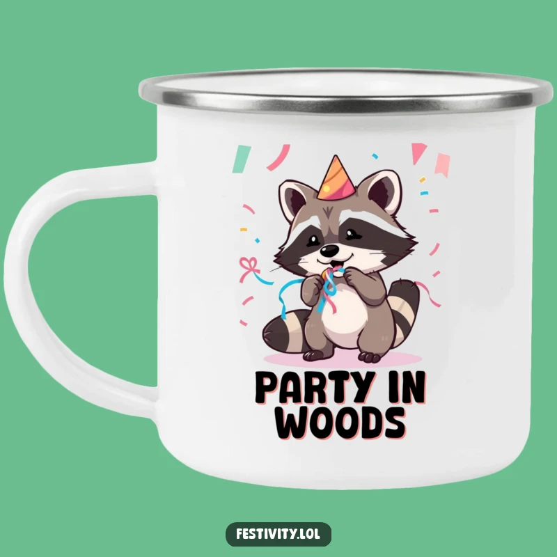 Funny Raccoon Camping Mug: Hilarious Outdoor Adventure Streamer Thief