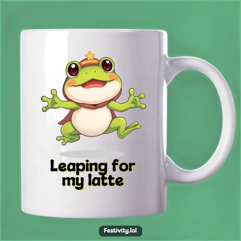Funny Frog Costume Mug: Leap into Laughter with this Gift