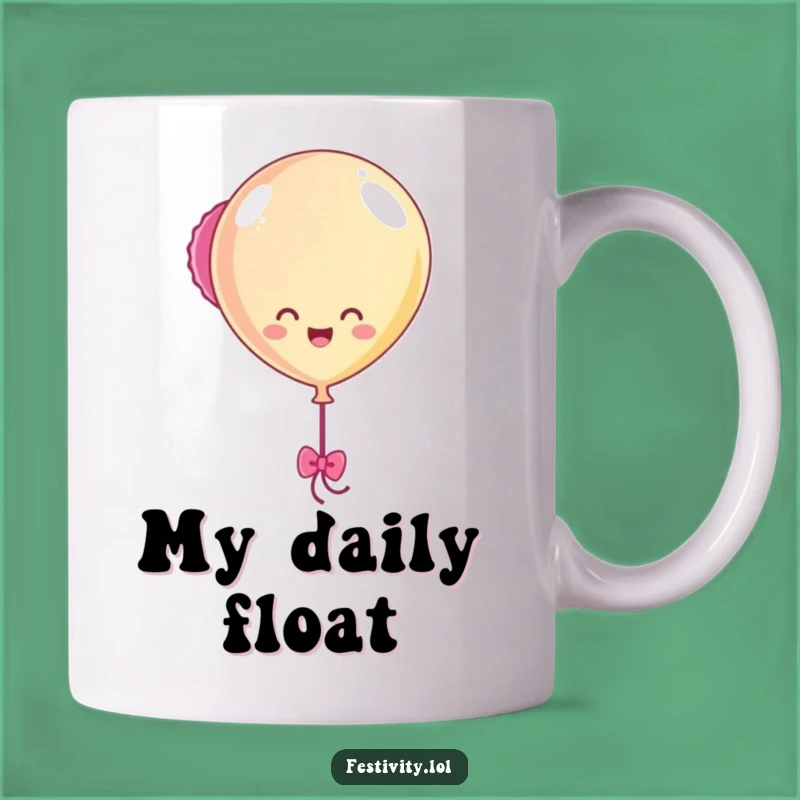 Funny Balloon Bobbing Mug: A Cheerful and Hilarious Party Gift for Uplifting Mornings
