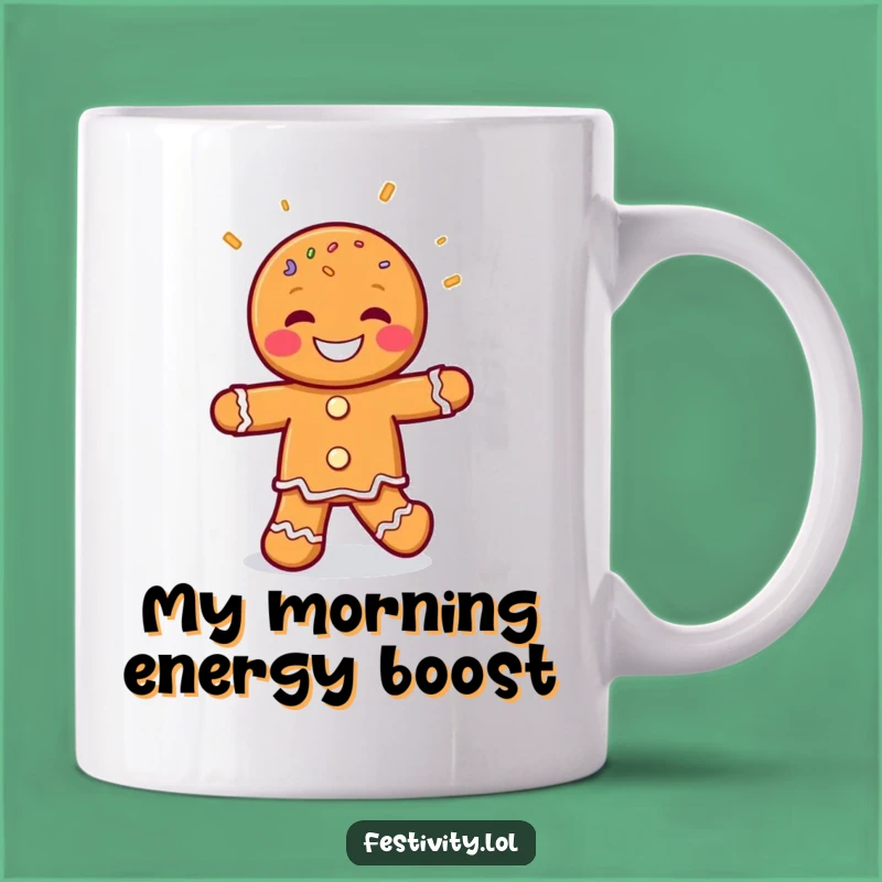 Funny Gingerbread Man Jig Mug: A Perfectly Hilarious and Joyful Gift for Sprinkled Cheer