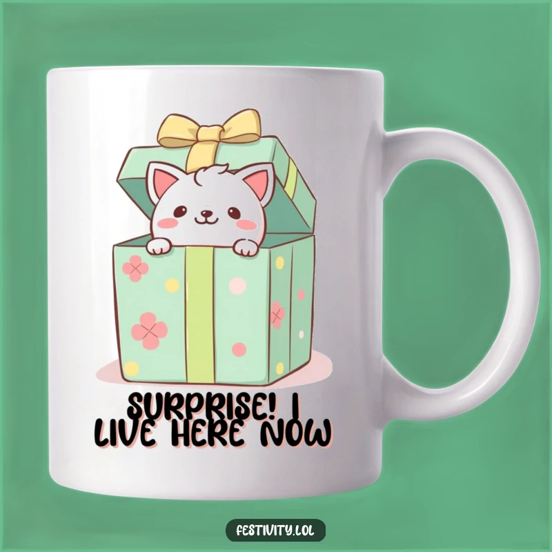 Funny Critter Gift Box Mug: A Playful Surprise, Perfect Funny Gift for All Ages