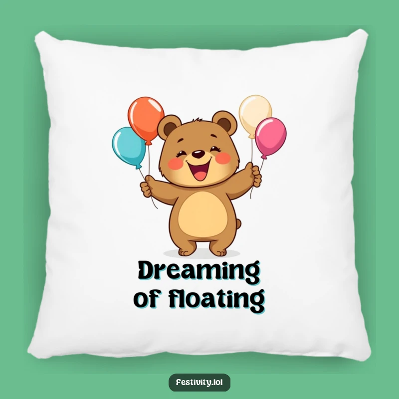 Funny Bear Juggling Pillow: Snuggle Up with This Hilarious and Adorable Accent