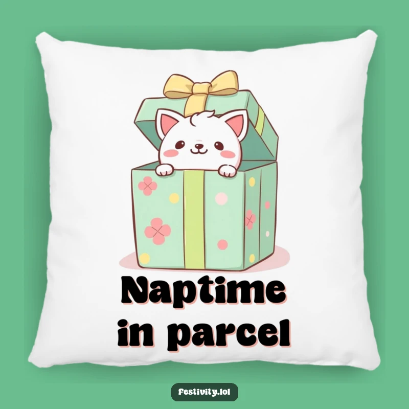 Funny Critter Gift Box Pillow: Cozy Surprise Cushion, Soft & Adorable Funny Gift