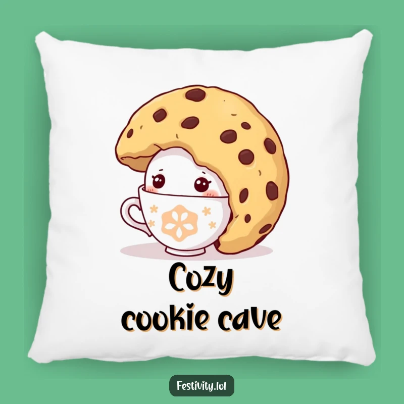 Funny Shy Teacup Pillow: Comfy Cushion with a Hilarious Sweet Moment, Ideal Funny Gift