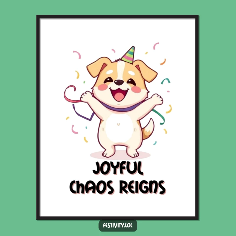 Instant Funny Dog Dance Digital Art: Unleash Joy Instantly