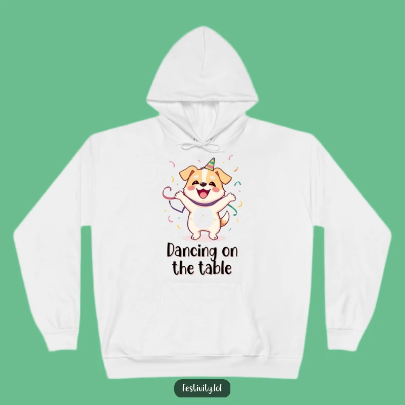 Cozy Funny Dog Dance Hoodie: Wrapped in Warmth and Merriment