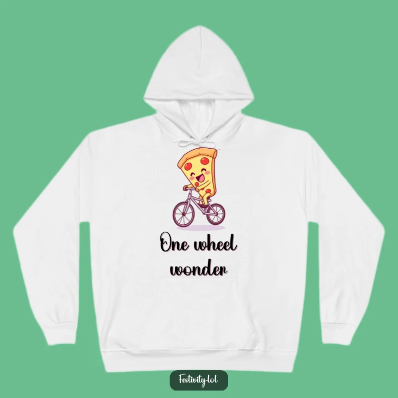 Funny Pizza Unicycle Hoodie: Cozy Up with Hilarious Comfort and Style!