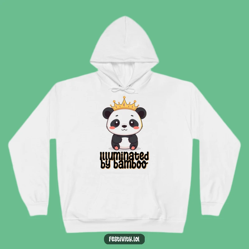 Cozy Funny Panda Hoodie: Regal and Warm Festive Wear