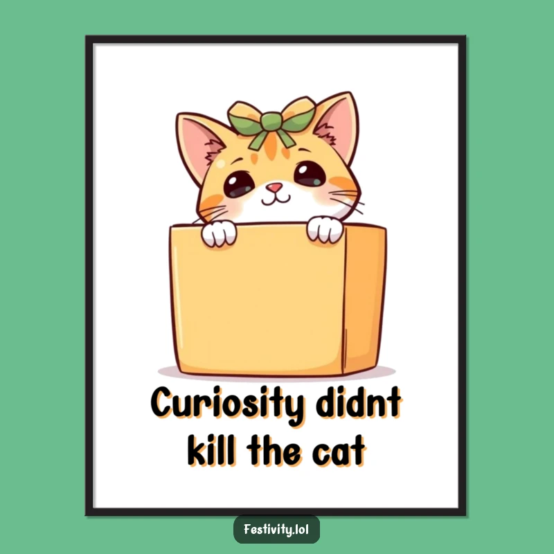 Free Printable Cat Wall Art: Funny DIY Downloadable Decor for Whimsical Home