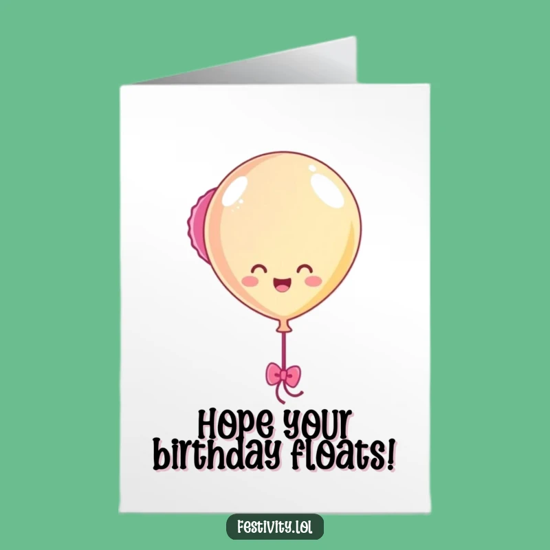 Free Printable Balloon Birthday Card: Cheerful Downloadable Gift for Party Fun!