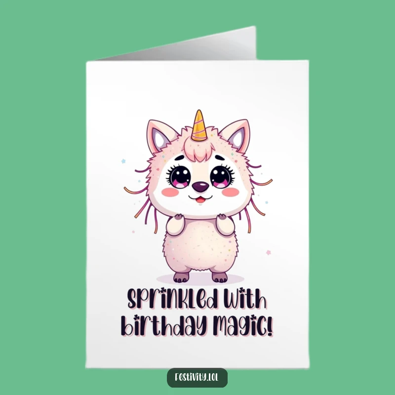 Free Printable Glitter Surprise Birthday Card: Funny Downloadable Gift for a Shocking Celebration