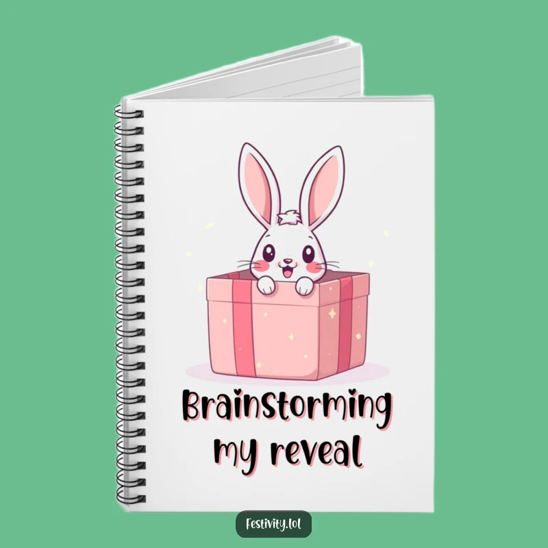 Funny Bunny Surprise Notebook - Peek-a-Boo Journal for Hilarious Ideas Gift