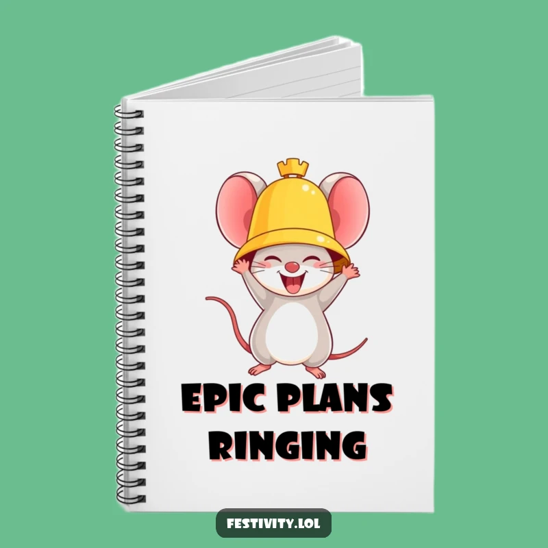 Funny Triumphant Mouse Notebook: Jot Down Your Victories with Humorous Style