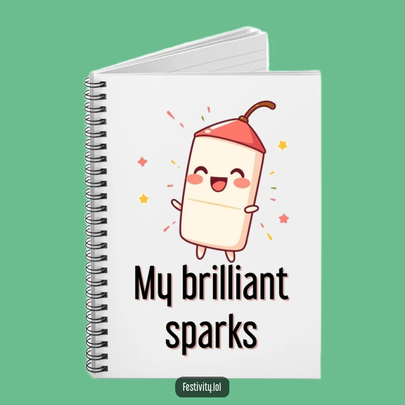 Funny Firecracker Notebook: Jot Down Ideas with Hilarious Spark