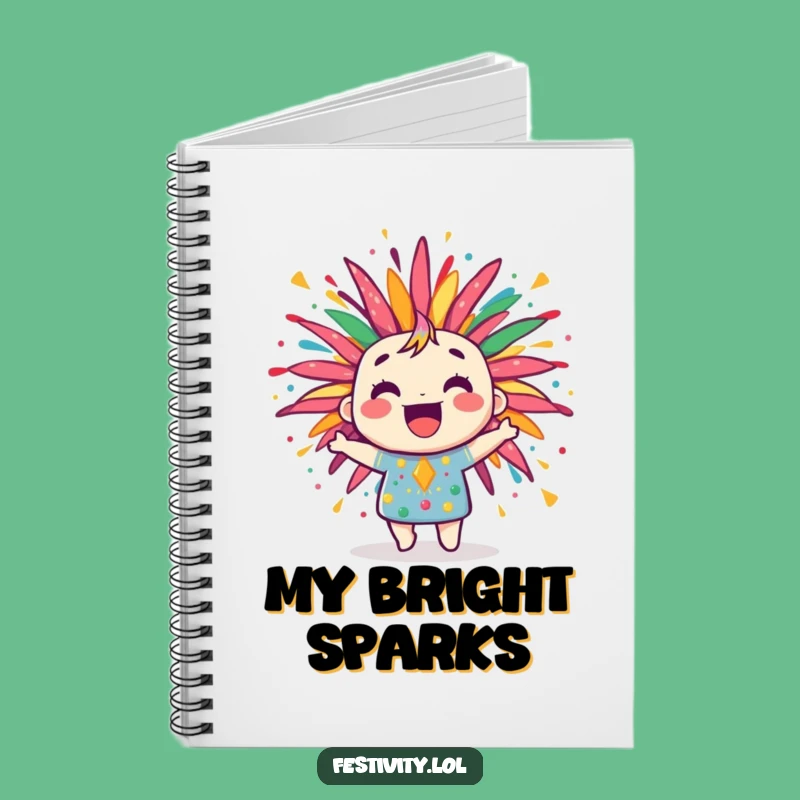 Funny Firework Notebook: Jubilant Burst for Your Ideas