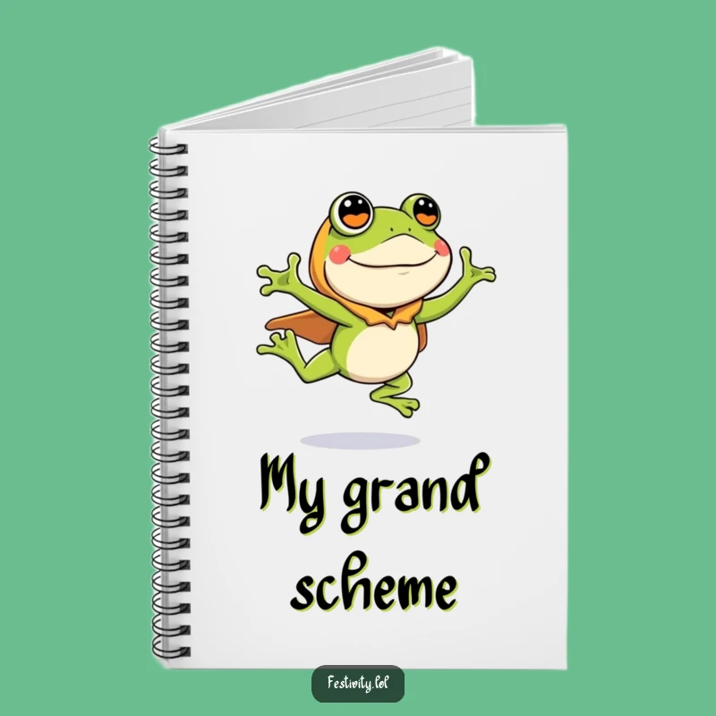 Funny Frog Costume Notebook: Leap into Ideas, Humorous Stationery
