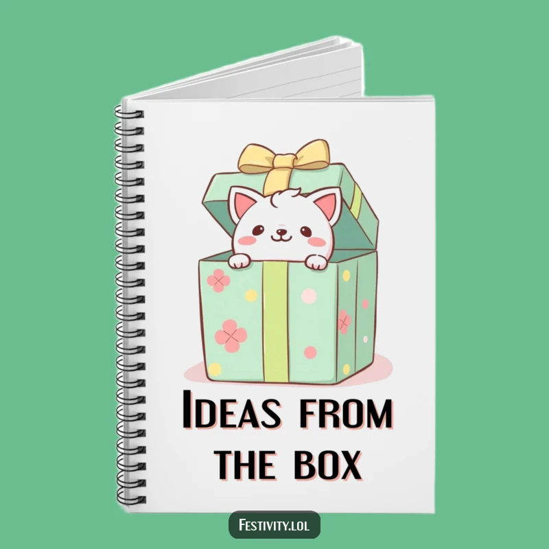 Funny Critter Gift Box Notebook: Jot Down Ideas, Creative & Playful Funny Gift