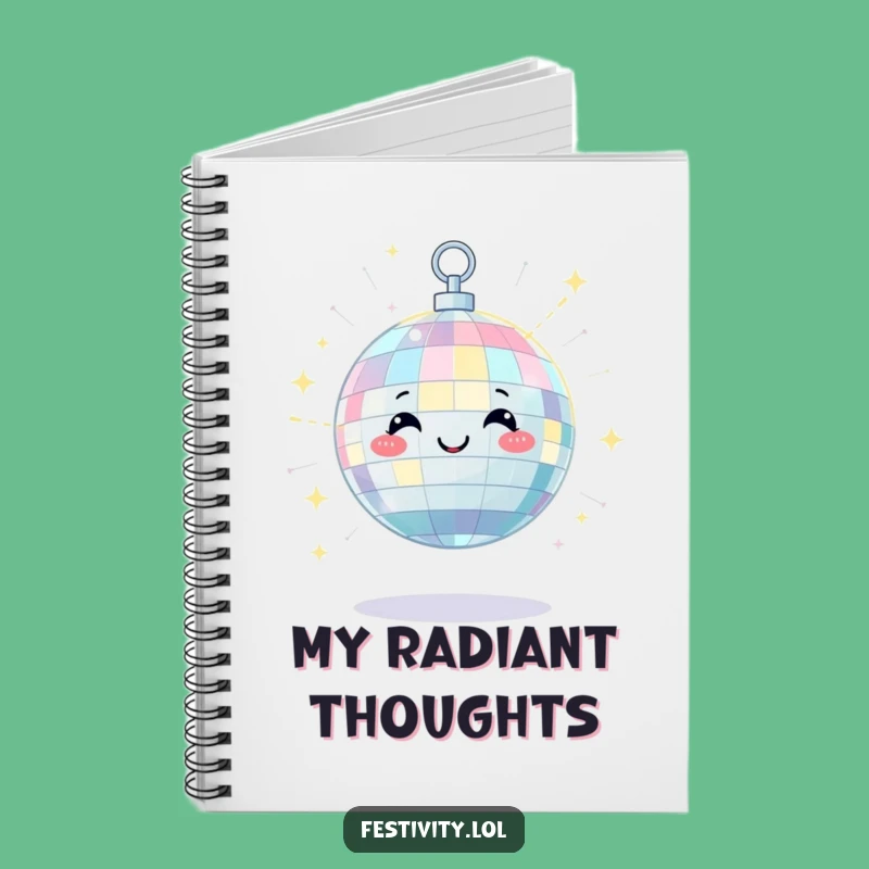 Funny Disco Ball Notebook: Satisfied Shine for Your Notes
