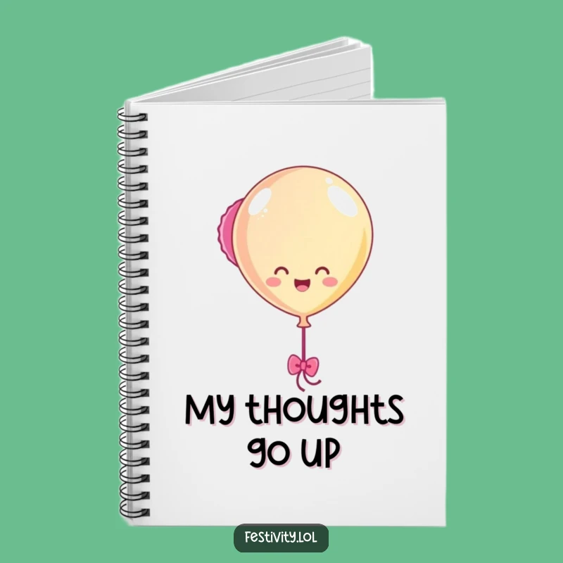 Funny Balloon Bobbing Notebook: Jot Down Fun with Hilarious Streamer Notes