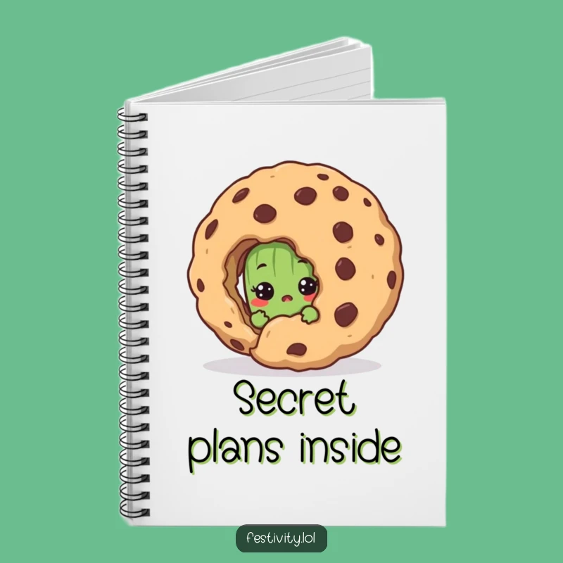 Funny Pickle Notebook: Cute Cartoon Cookie Journal For A Surprised Friend