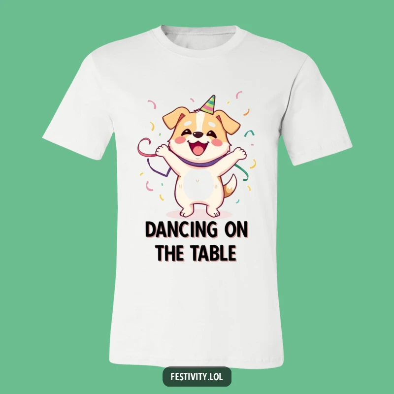 Funny Dog Dance T-Shirt: Party Vibe for Happy Pups and People
