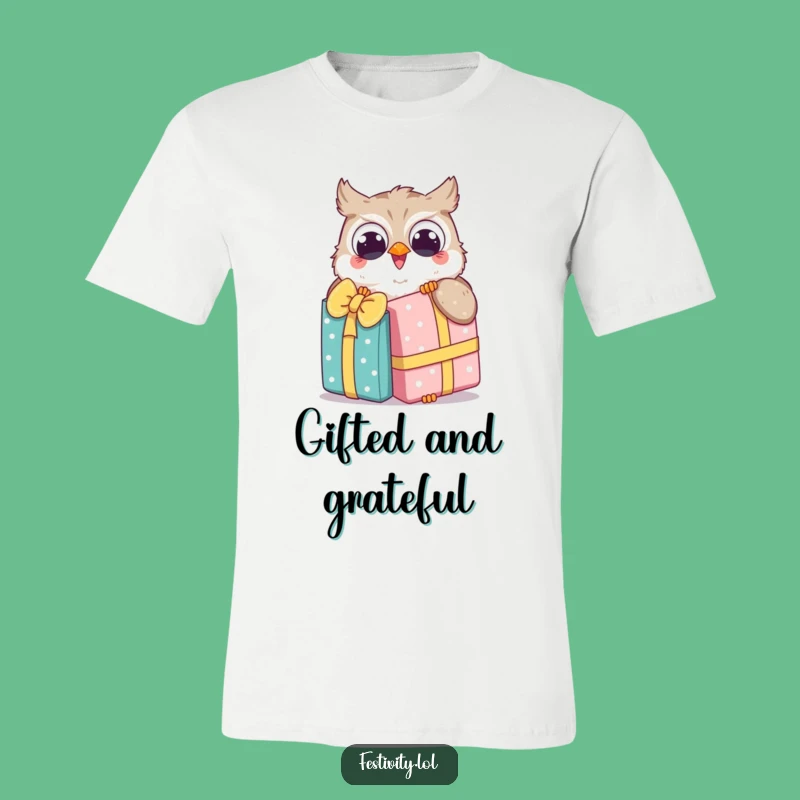Funny Owl Gift T-Shirt: Wear the Excitement, Ideal Funny Present for Gifting Fun