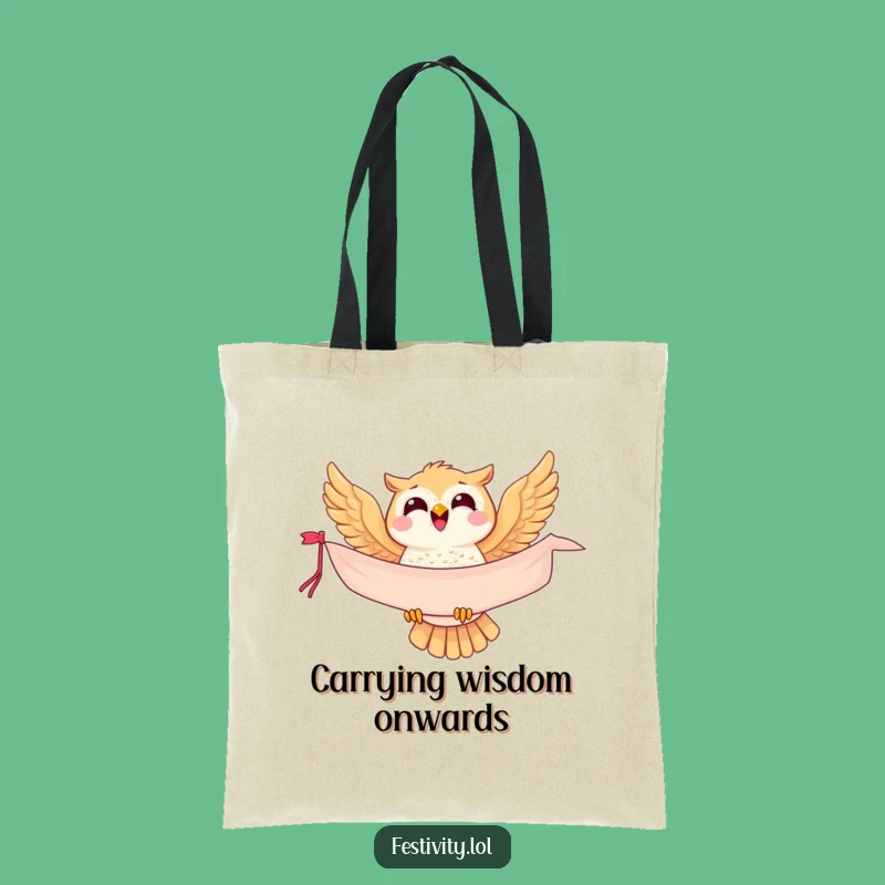 Funny Owl Tote Bag - Carry Your Essentials with This Hilarious Messenger!